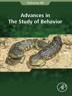 cover image of Advances in the Study of Behavior, Volume 49